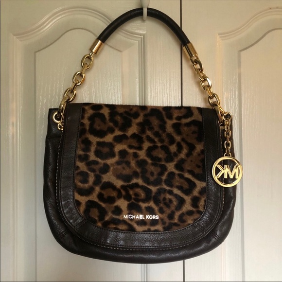 michael kors leopard crossbody